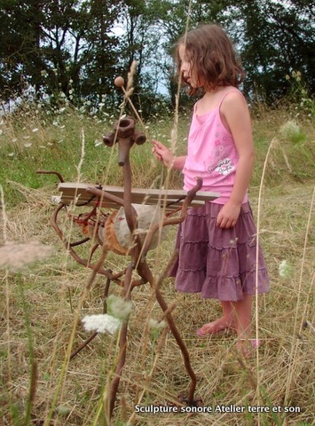 sculpture musicale ludique enfant