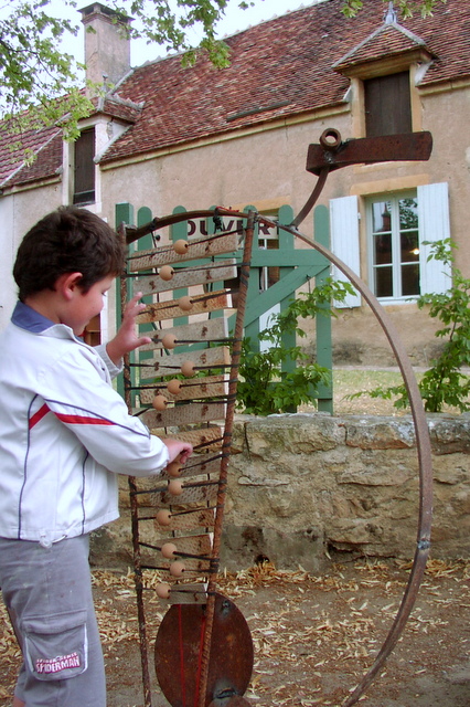 jeux sonore percussion décorative et ludique pour l'extérieur