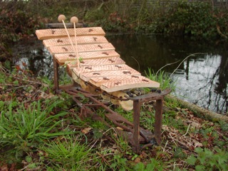 installation musicale jardin animation