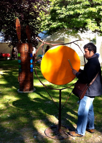 deco de jardin mobilier sonore d'extérieur