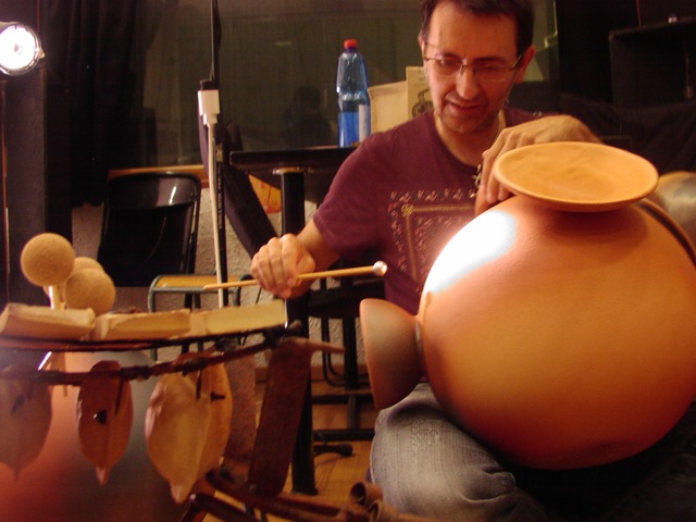 udu drum 39cm multi cloches