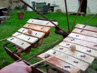 location sculpture installation sonore musicale espace vert jardin 