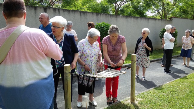 instrument de musique de plein air pour jardin therapeutique parcours sensoriel ludique intéractif