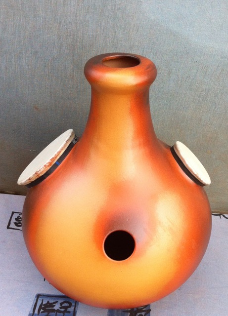 udu avec tambour création atelier terre et son