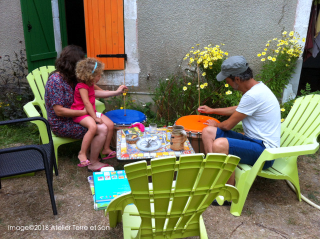 instrument de musique décoration ludique de jardin