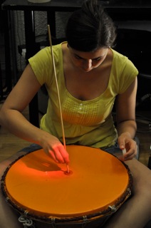 installation sonore tambour à friction ATS
