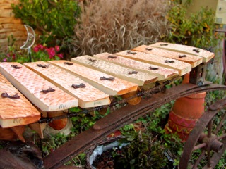 instrument musique décor jardin