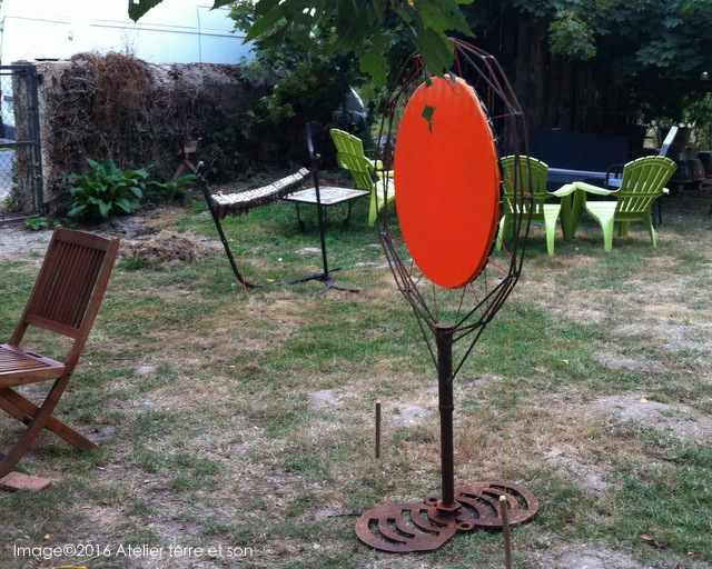 décoration musicale jardin pédagogique