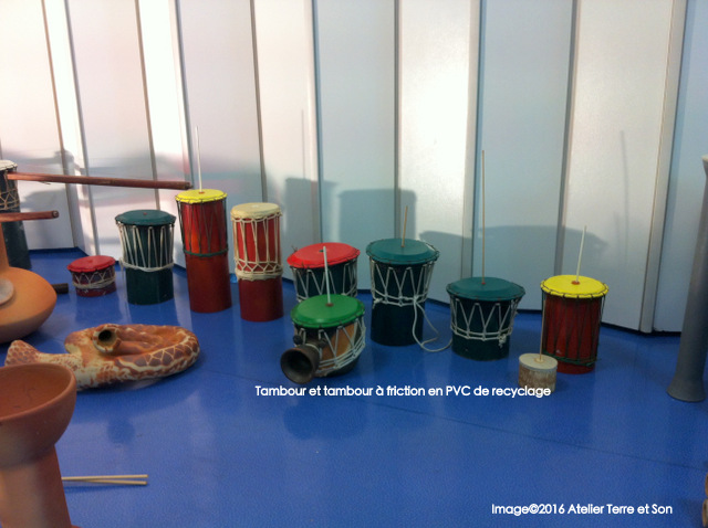 instrument de musique avec matériaux de recyclage animation découverte instrument du monde dans les écoles maternelle et primaires