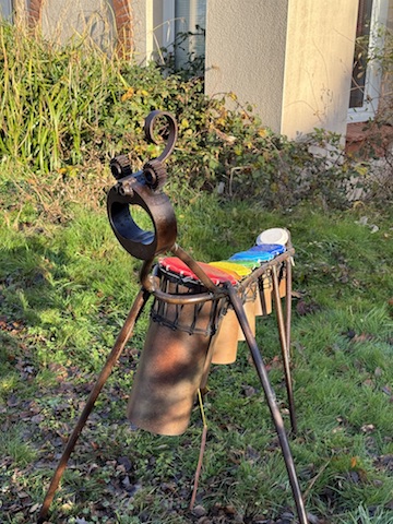sculpture sonore jardin atelier terre et son