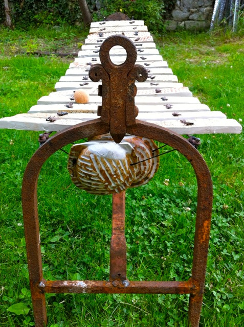 percussion instrumùent musique pour le jardin