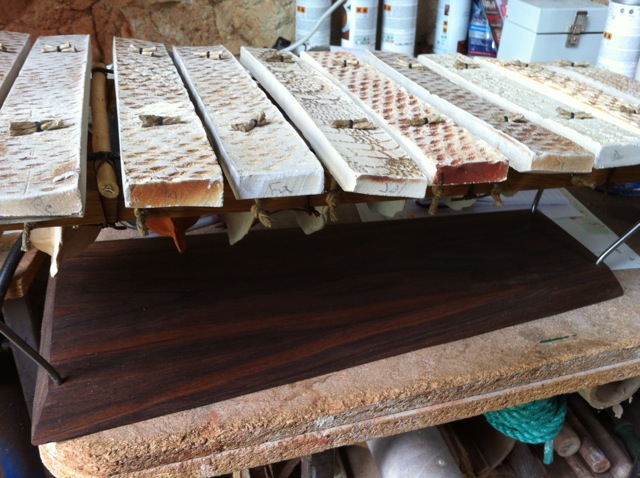 percussion clavier argile