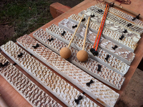 instrument de musique clavier percussion décoration ludique pédagogique intéractive pour jardin de plein air espace vert animation de lieu et évènements culturels