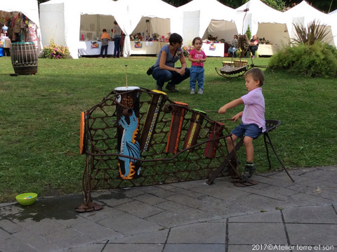 installation sonore tambour tout public pour l'extérieur