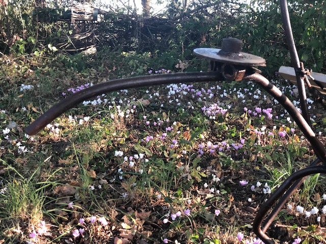 instrument de musique géant de plein air déco de jardin pour HEPAD IME parcours santé espace de découverte ludique et intéractif