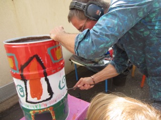 fabrication installation sonore avec maternelle