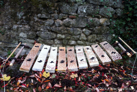 instrument musique décoratif ludique pour jardin artisanal France