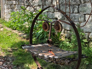 sculpture musicale créée avec enfant de maternelle