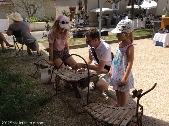 sculpture musicale plein air