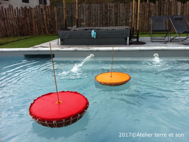 Tambour ludique décoratif pour jardin et piscine