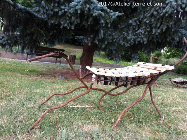 location instrument musique sculpture misicale jardin évènement