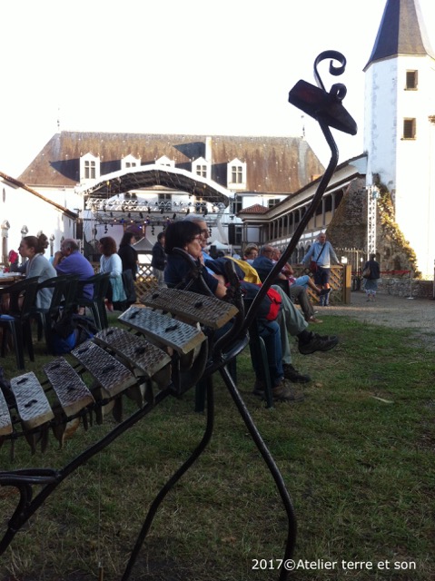 sculpture musicale pour espaces vert ludique intéractif visite sensoriel