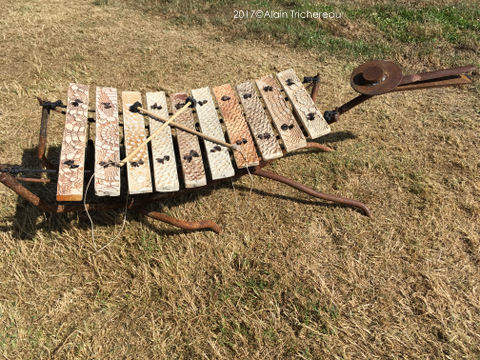 instrument musique à percussion de plein air pour jardin pédagogique ludique fantastique et thérapeutique